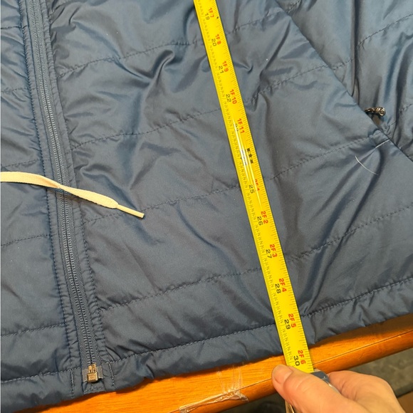 The North Face Puffer Jacket Royal Blue Knit Body - Picture 8 of 10